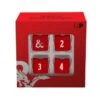 HEAVY METAL RED/WHITE D6 SET 2 HEAVY METAL RED/WHITE D6 SET -Games And Stuff Online 18397
