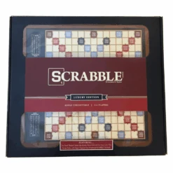SCRABBLE LUXURY TROPHY EDITION W/ ROTATING BOARD