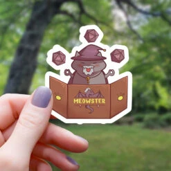 DUNGEON MEOWSTER STICKER