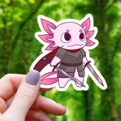 AXOLOTL FIGHTER RPG STICKER