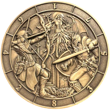 GOLIATH DICE COIN - D8 BATTLE SCENE 1 GOLIATH DICE COIN - D8 BATTLE SCENE