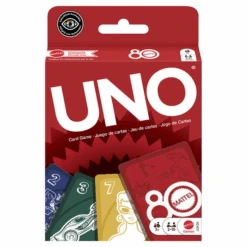 UNO: MATTEL 80TH ANNIVERSARY RUBY RED