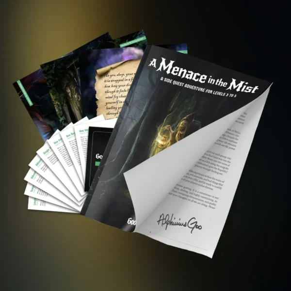 GOOEY CUBE MENACE IN THE MIST 1 GOOEY CUBE MENACE IN THE MIST