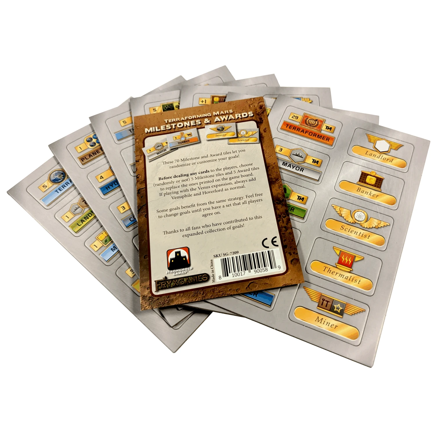 Other TERRAFORMING MARS: MILESTONES & AWARDS 1 Other TERRAFORMING MARS: MILESTONES & AWARDS