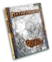PATHFINDER 2E REMASTERED SKETCH COVER GUNS & GEARS