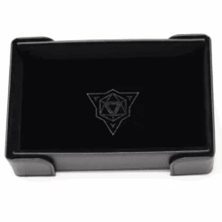 MAGNETIC RECTANGLE DICE TRAY: BLACK VELVET
