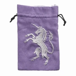 HERALDRY UNICORN DICE BAG