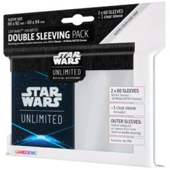 Star Wars Unlimited Art Sleeves Double Sleeving Pack Space Blue