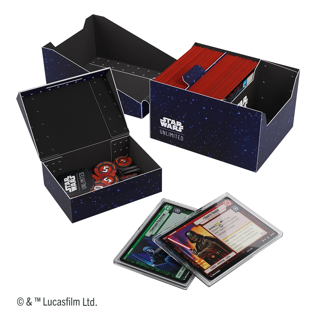 Star Wars Unlimited Soft Crate Twin Suns: Card Back Blue 2 Star Wars Unlimited Soft Crate Twin Suns: Card Back Blue - Image 2