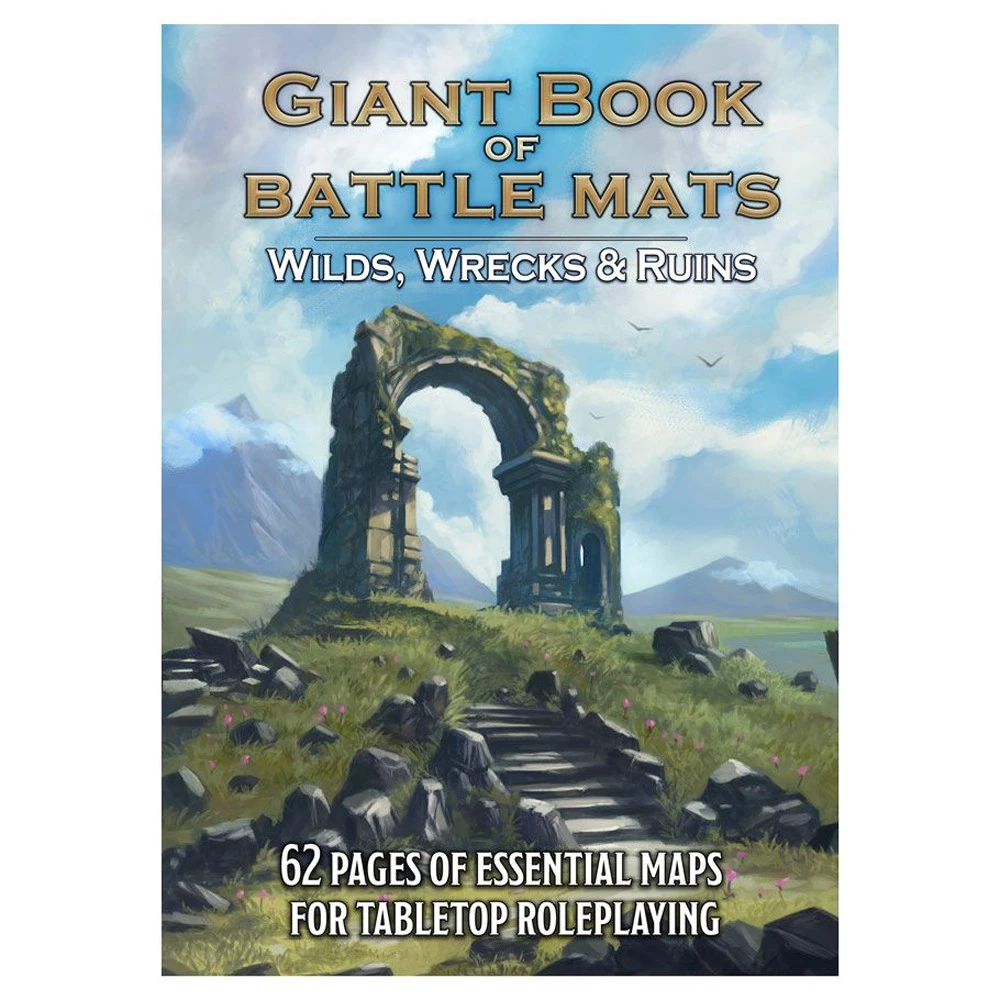 GIANT BOOK OF WILDS, WRECKS, & RUINS BATTLE MATS 1 GIANT BOOK OF WILDS, WRECKS, & RUINS BATTLE MATS