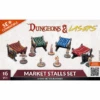 DUNGEONS & LASERS MARKET STALLS 3 DUNGEONS & LASERS MARKET STALLS -Games And Stuff Online market stalls set