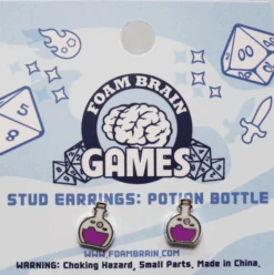 POTION BOTTLE STUD EARRINGS