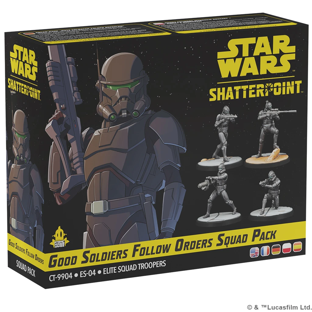 STAR WARS SHATTERPOINT GOOD SOLDIERS FOLLOW ORDERS SQUAD PACK 1 STAR WARS SHATTERPOINT GOOD SOLDIERS FOLLOW ORDERS SQUAD PACK