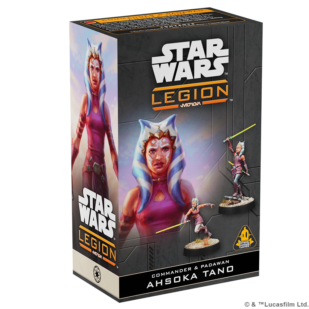 STAR WARS LEGION COMMANDER & PADAWAN AHSOKA TANO 1 STAR WARS LEGION COMMANDER & PADAWAN AHSOKA TANO