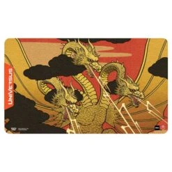 KING GHIDORAH UNIVERSUS PLAYMAT